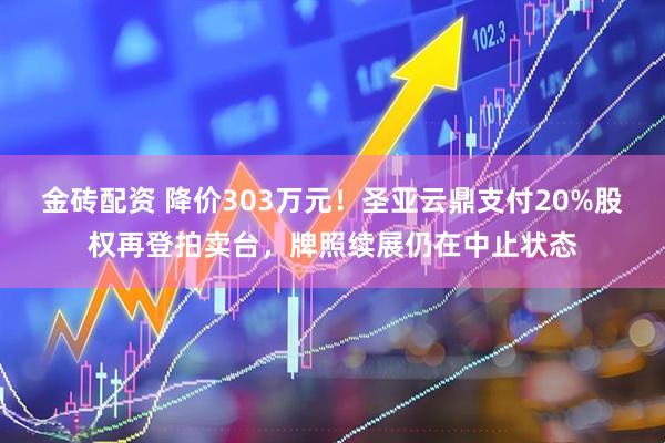 金砖配资 降价303万元！圣亚云鼎支付20%股权再登拍卖台，牌照续展仍在中止状态